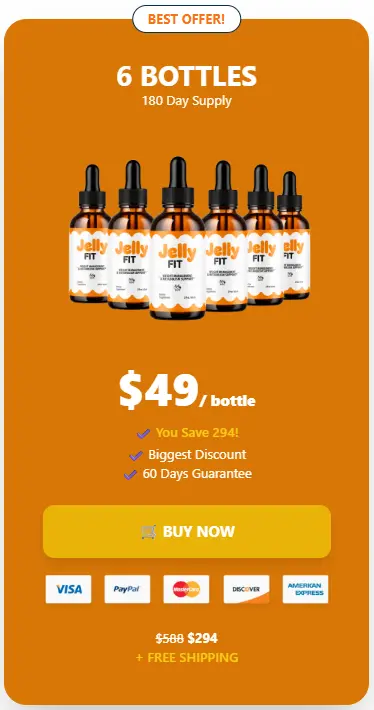 Buy JellyFit 6 Bottles